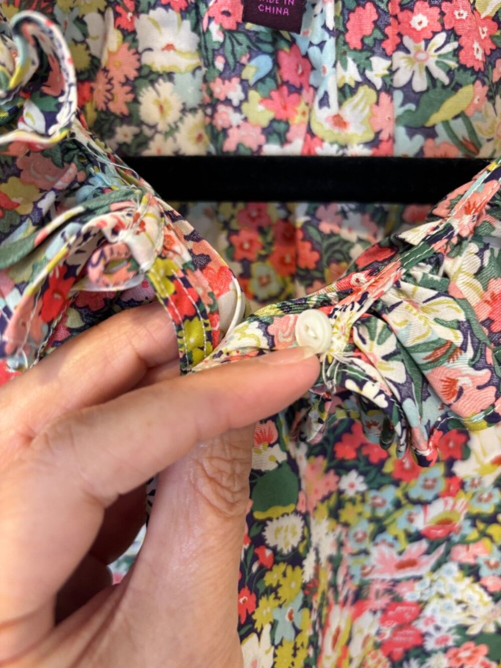 J. Crew Liberty Print Sleeveless Top (12) - Picture 4 of 8